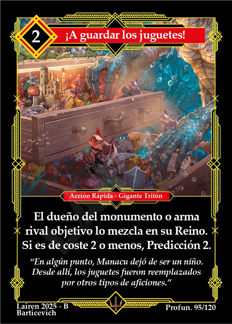 ¡A GUARDAR LOS JUGUETES!