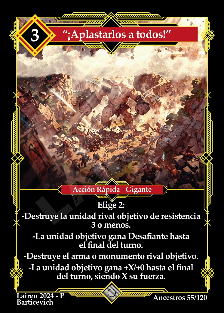 -¡APLASTARLOS A TODOS!-