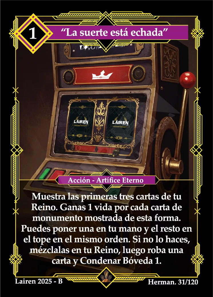 -LA SUERTE ESTA ECHADA-