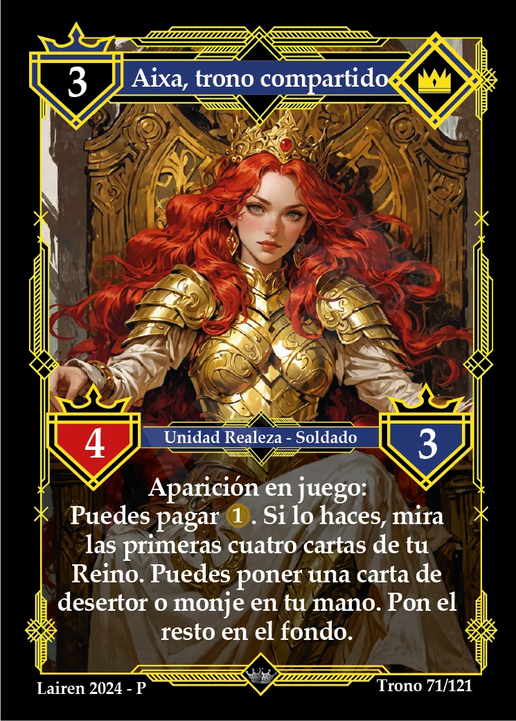 AIXA, TRONO COMPARTIDO