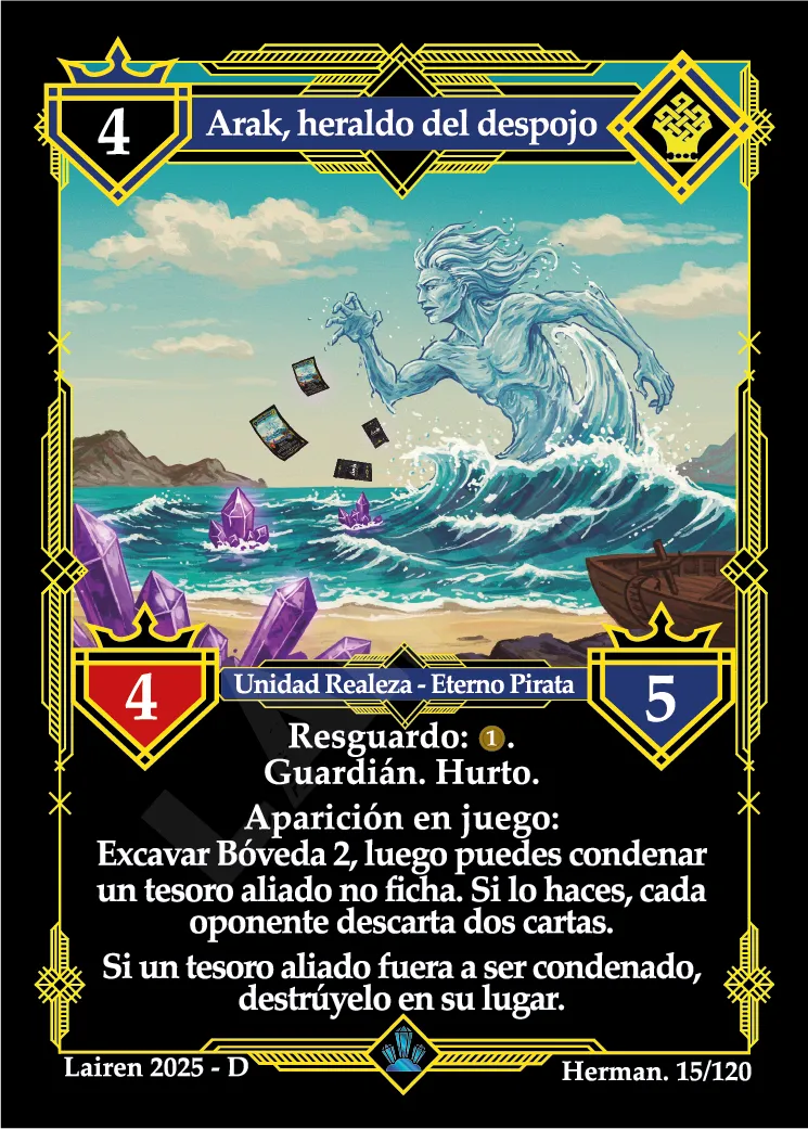 ARAK, HERALDO DEL DESPOJO