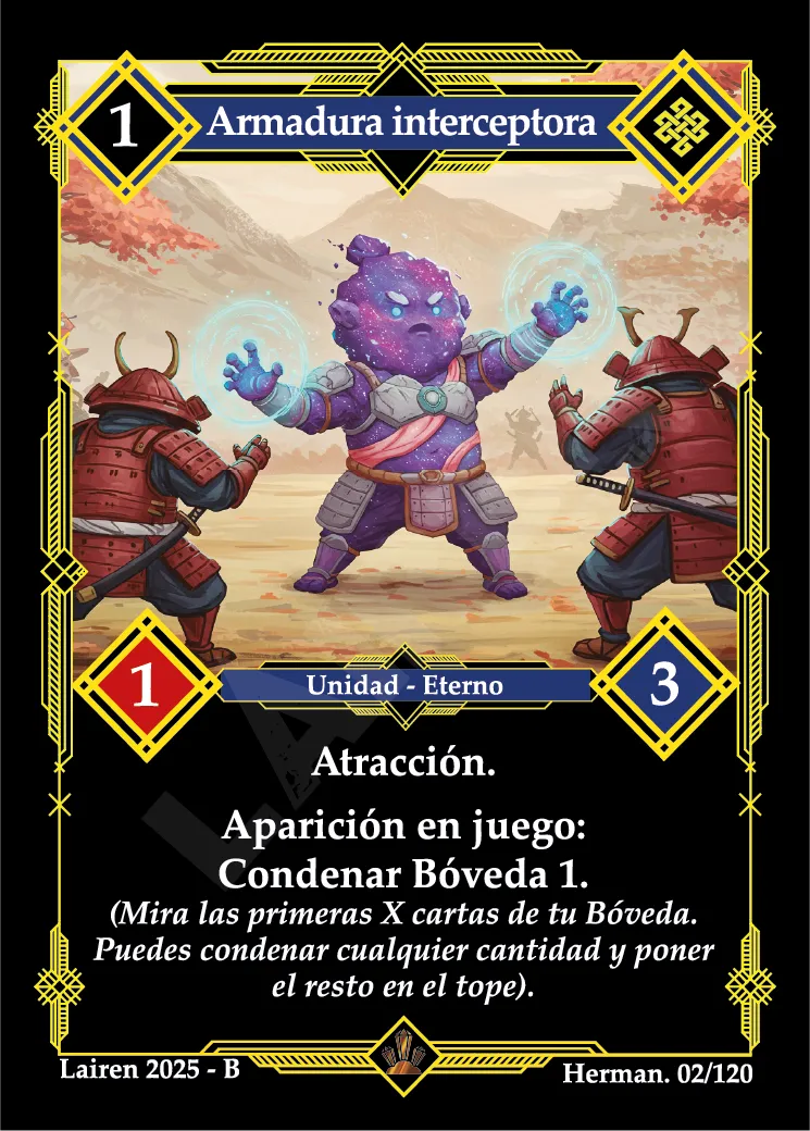 ARMADURA INTERCEPTORA