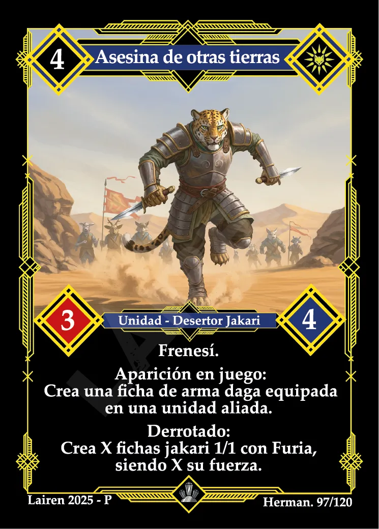 ASESINA DE OTRAS TIERRAS