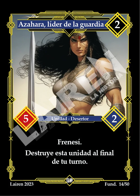 AZAHARA, LIDER DE LA GUARDIA