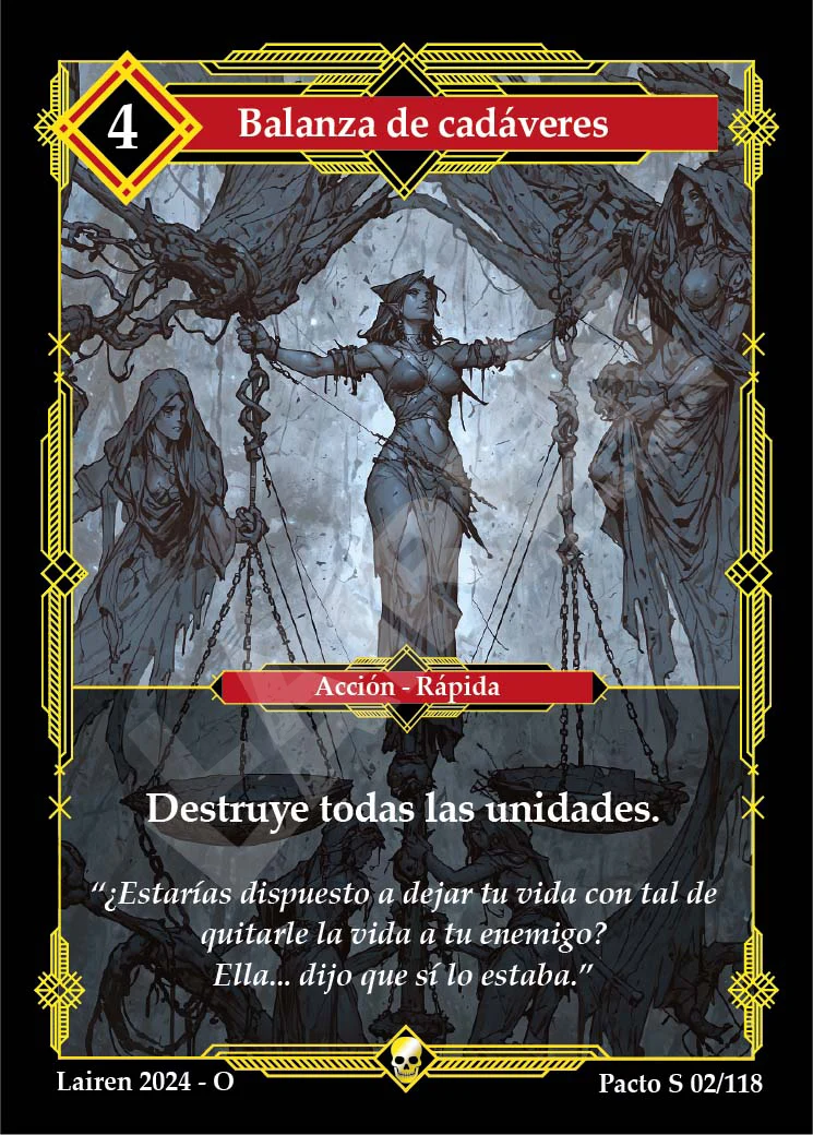 BALANZA DE CADAVERES