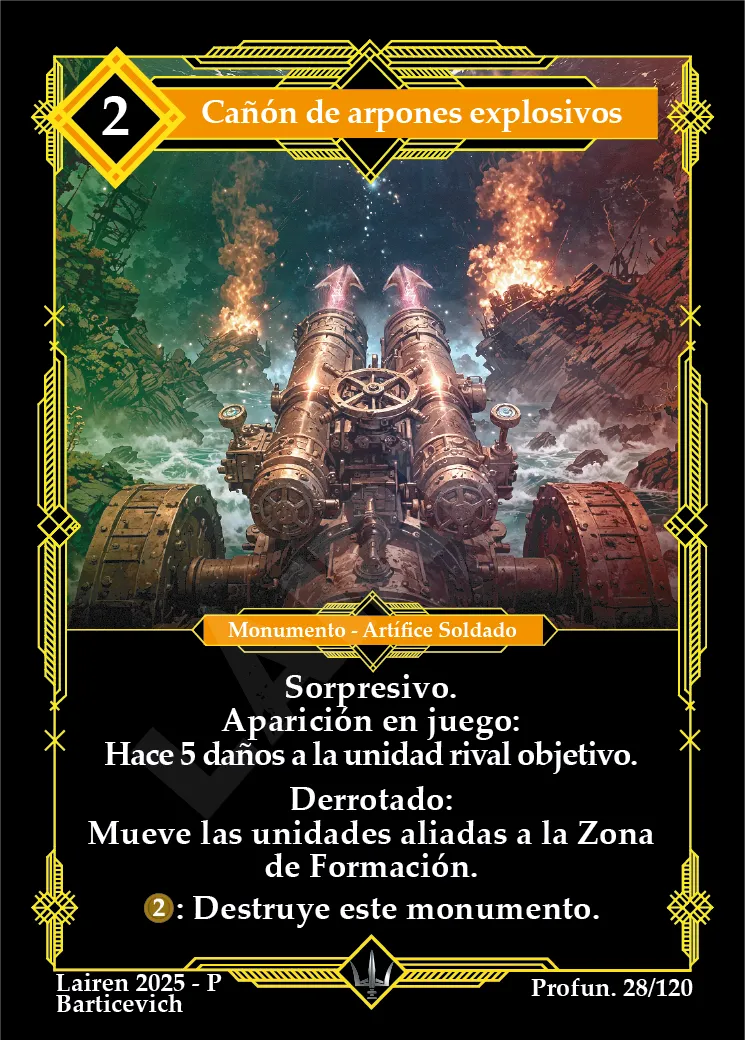 CAÑON DE ARPONES EXPLOSIVOS