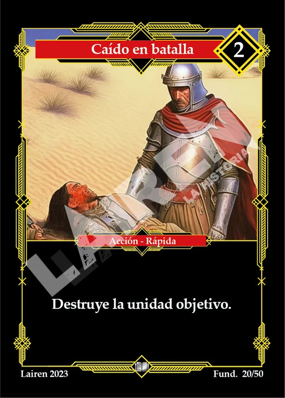 CAIDO EN BATALLA