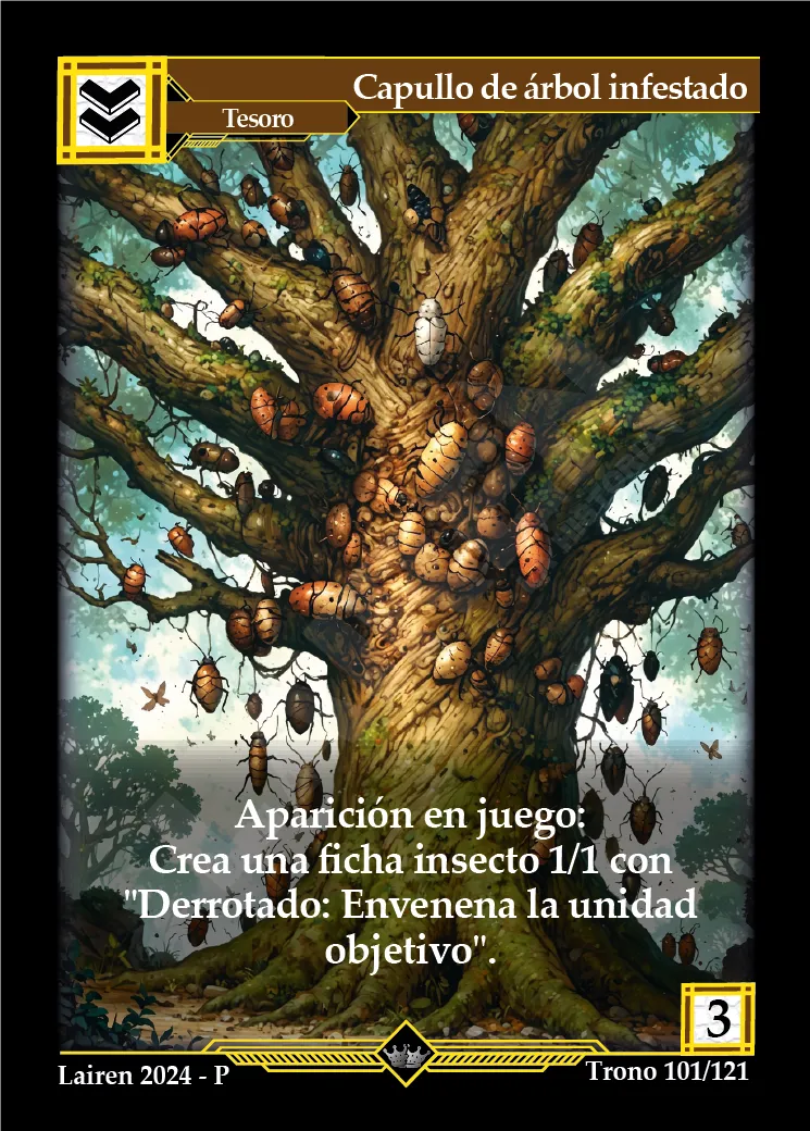 CAPULLO DE ARBOL INFESTADO