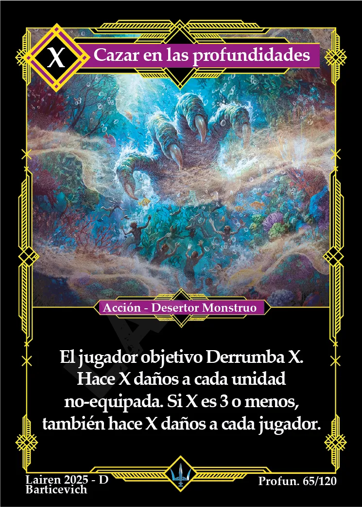 CAZAR EN LAS PROFUNDIDADES