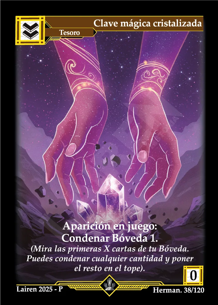 CLAVE MAGICA CRISTALIZADA