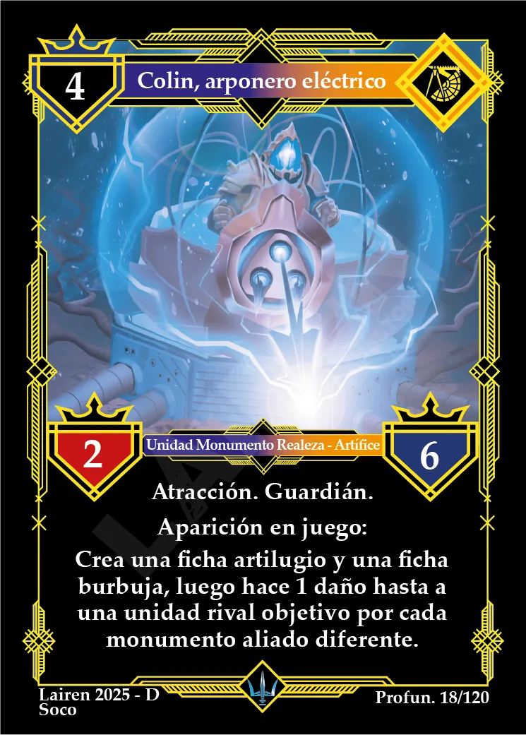 COLIN, ARPONERO ELECTRICO