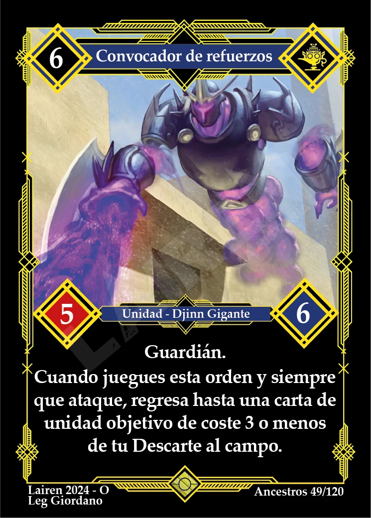 CONVOCADOR DE REFUERZOS