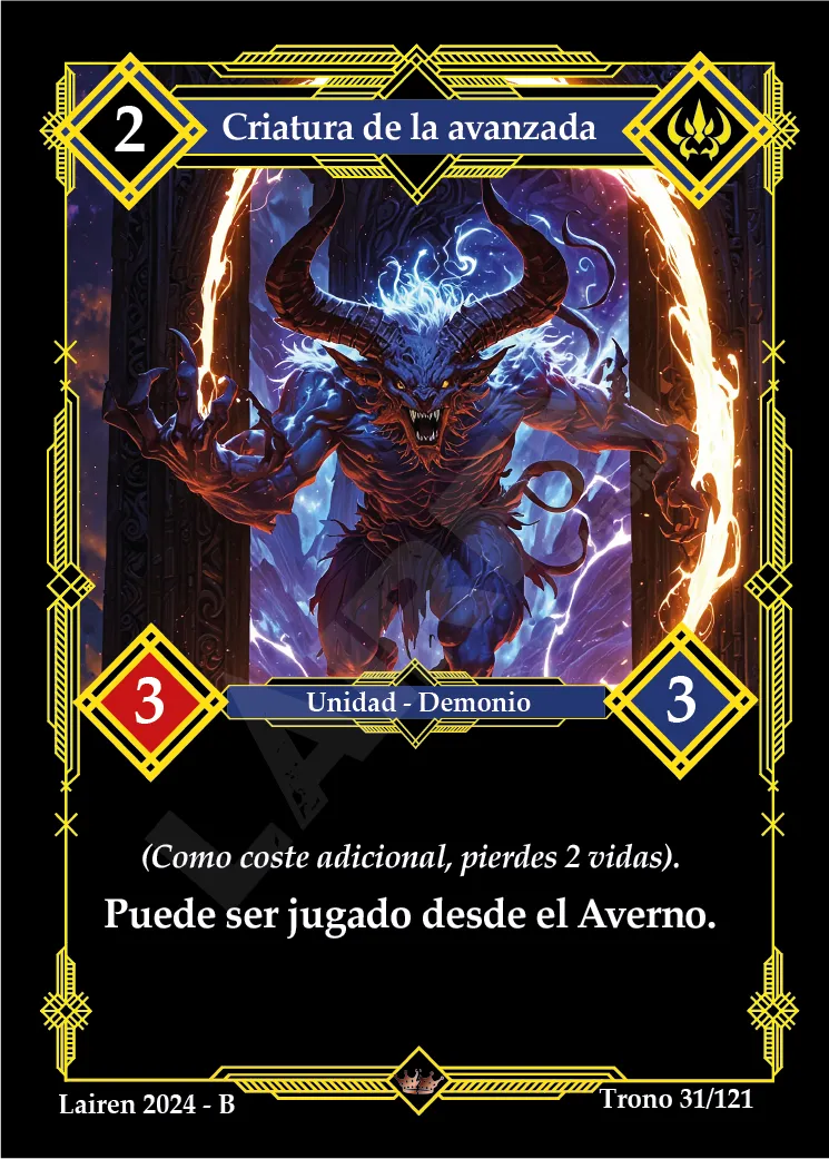 CRIATURA DE LA AVANZADA