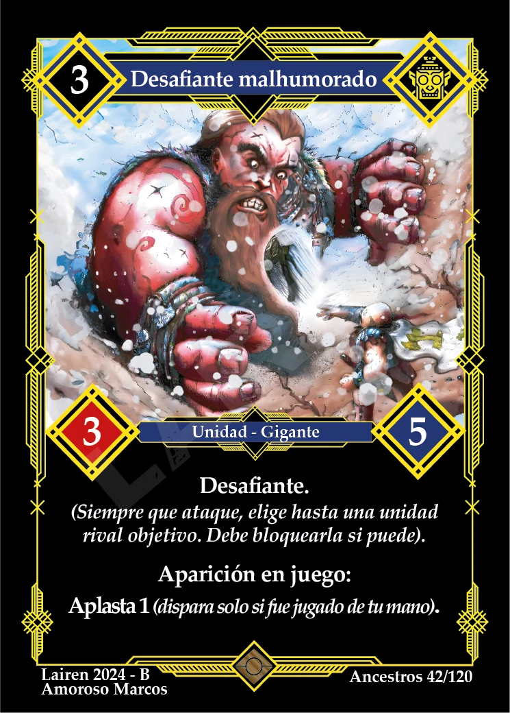 DESAFIANTE MALHUMORADO