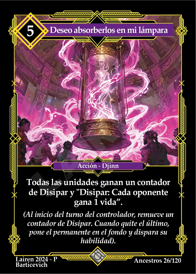 DESEO ABSORBERLOS EN MI LAMPARA