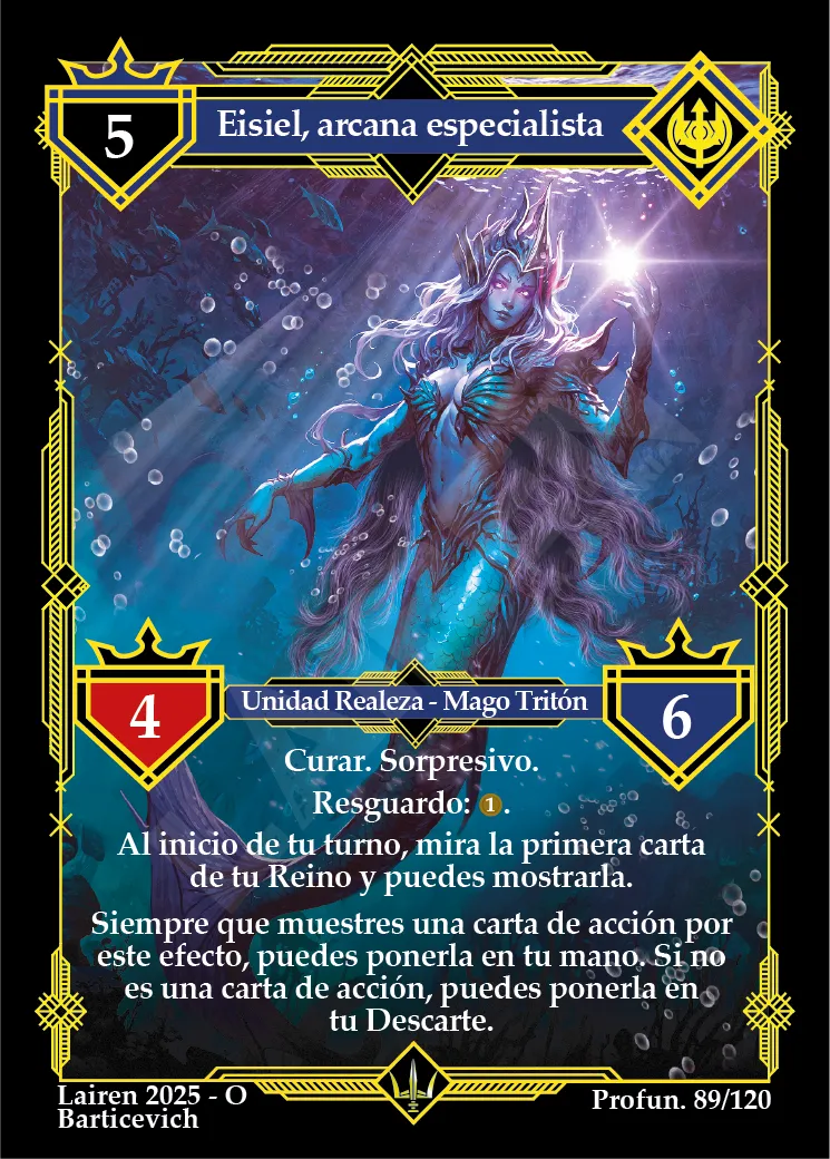 EISIEL, ARCANA ESPECIALISTA