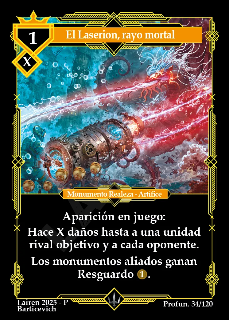 EL LASERION, RAYO MORTAL