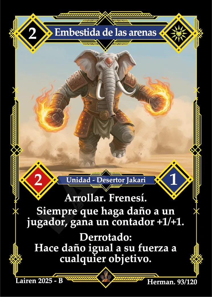 EMBESTIDA DE LAS ARENAS