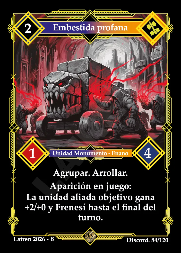 EMBESTIDA PROFANA