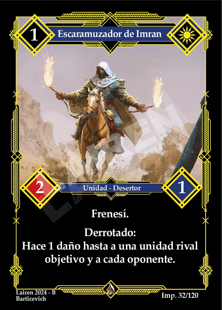 ESCARAMUZADOR DE IMRAN