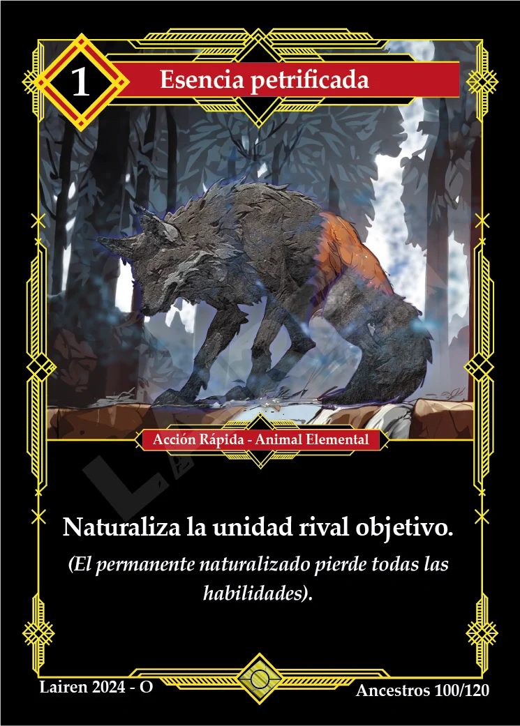 ESENCIA PETRIFICADA