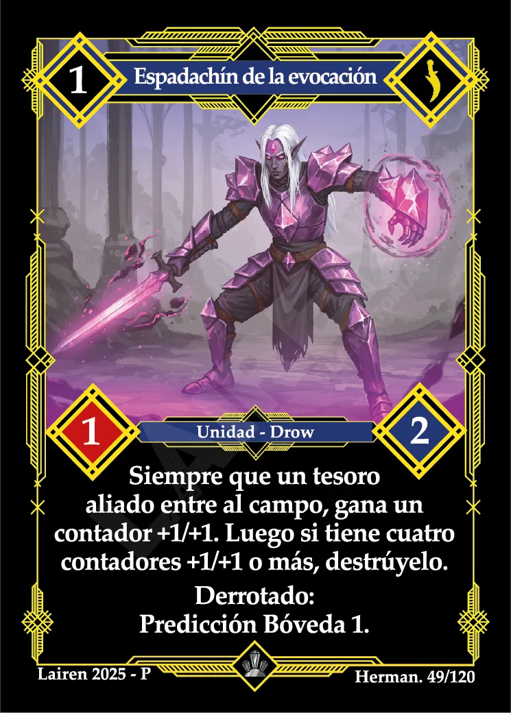 ESPADACHIN DE LA EVOCACION