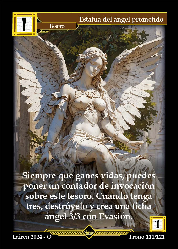 ESTATUA DEL ANGEL PROMETIDO