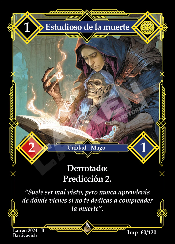 ESTUDIOSO DE LA MUERTE