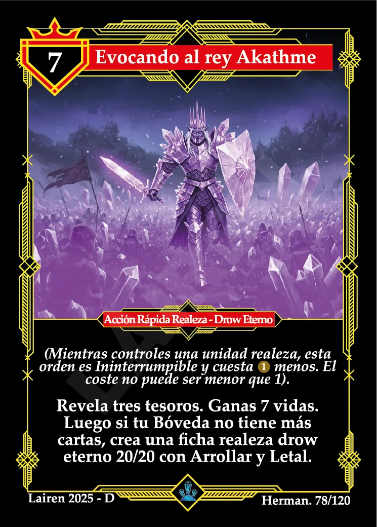 EVOCANDO AL REY AKATHME