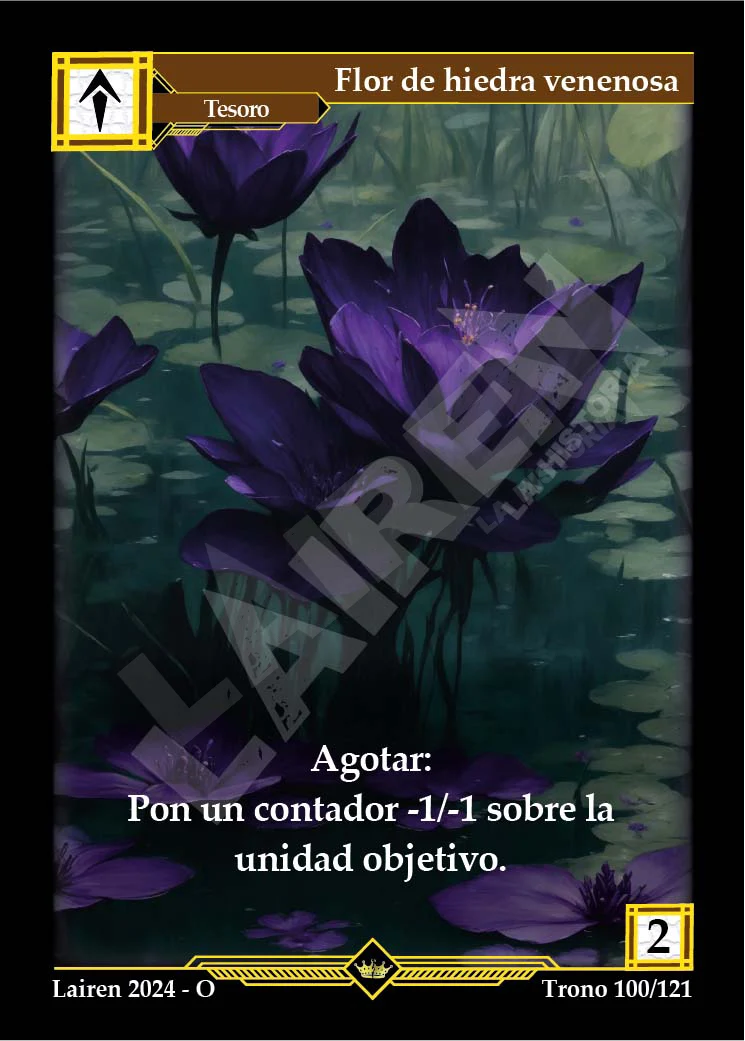 FLOR DE HIEDRA VENENOSA