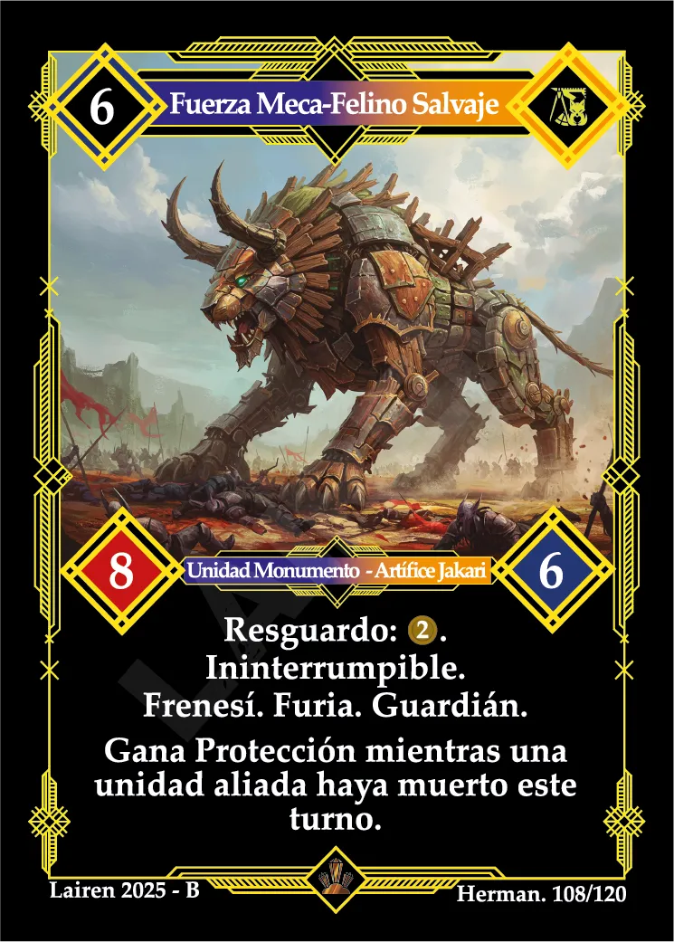 FUERZA MECA-FELINO SALVAJE