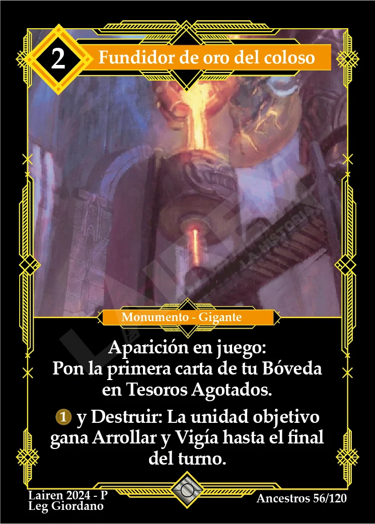 FUNDIDOR DE ORO DEL COLOSO