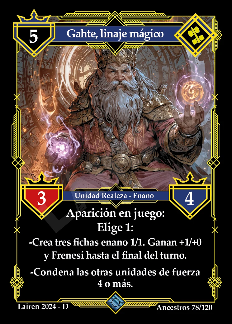 GAHTE, LINAJE MAGICO