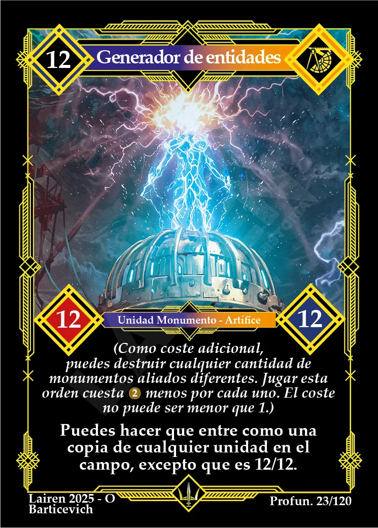 GENERADOR DE ENTIDADES