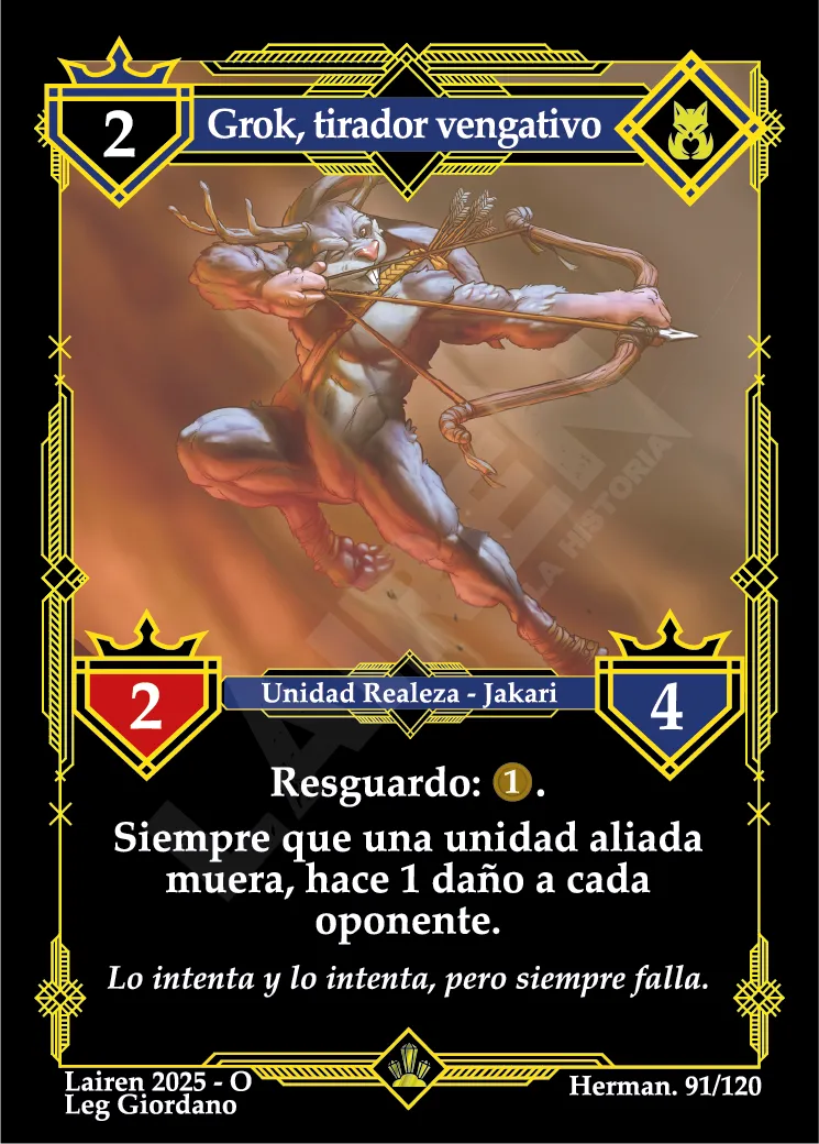 GROK, TIRADOR VENGATIVO