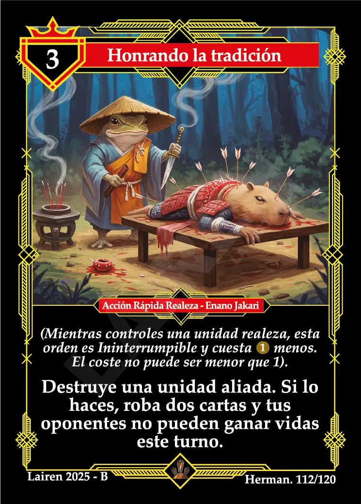 HONRANDO LA TRADICION