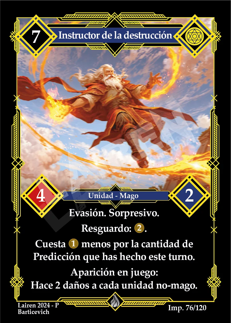 INSTRUCTOR DE LA DESTRUCCION