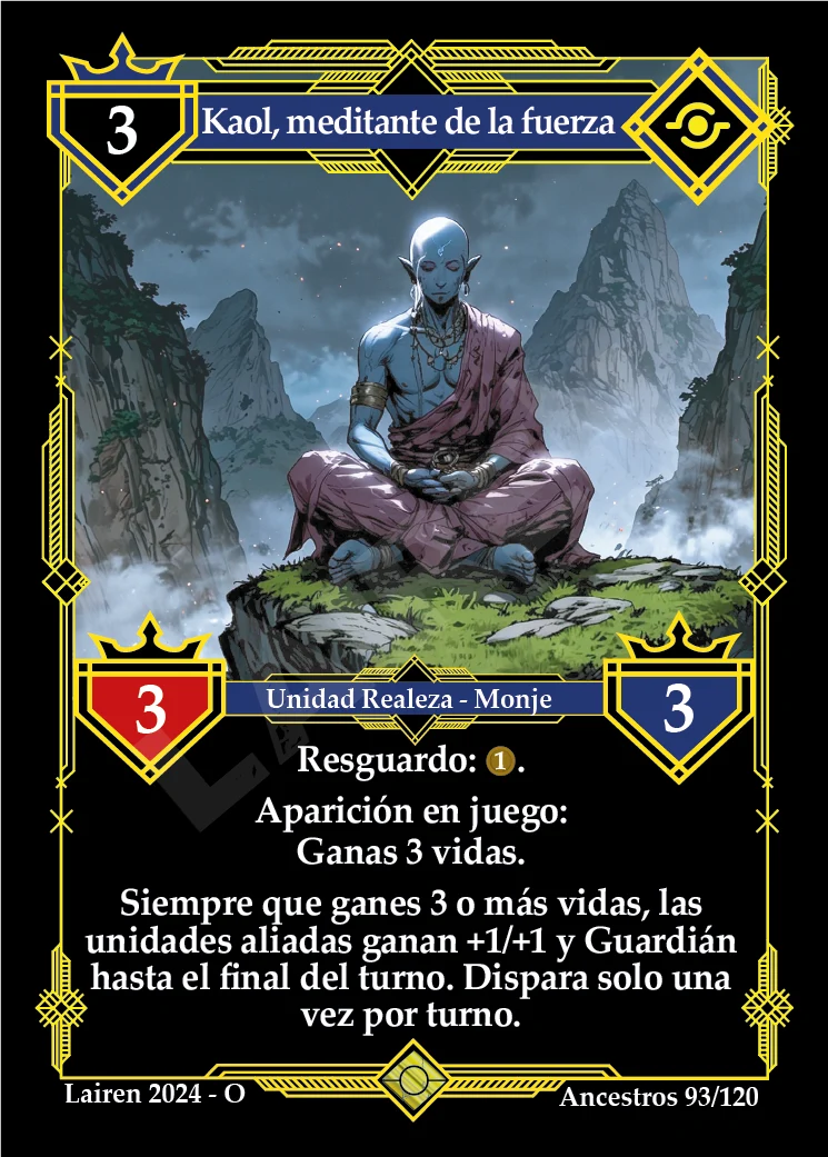 KAOL, MEDITANTE DE LA FUERZA
