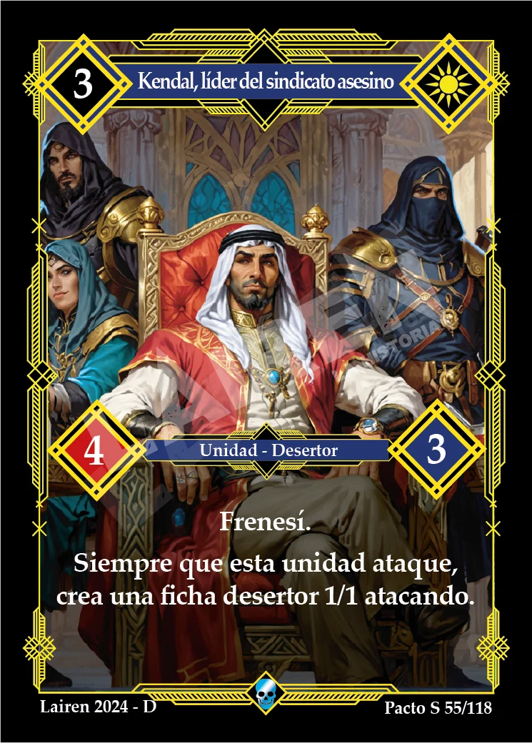 KENDAL, LIDER DEL SINDICATO ASESINO