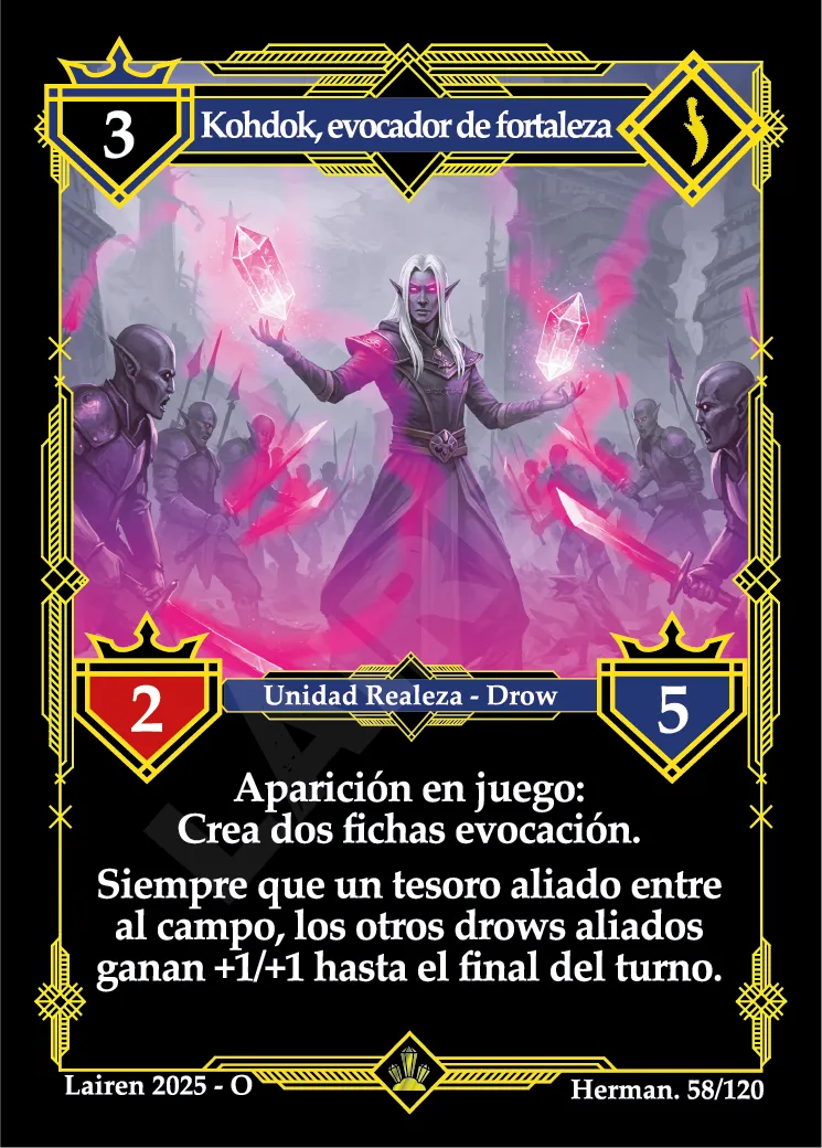 KOHDOK, EVOCADOR DE FORTALEZA