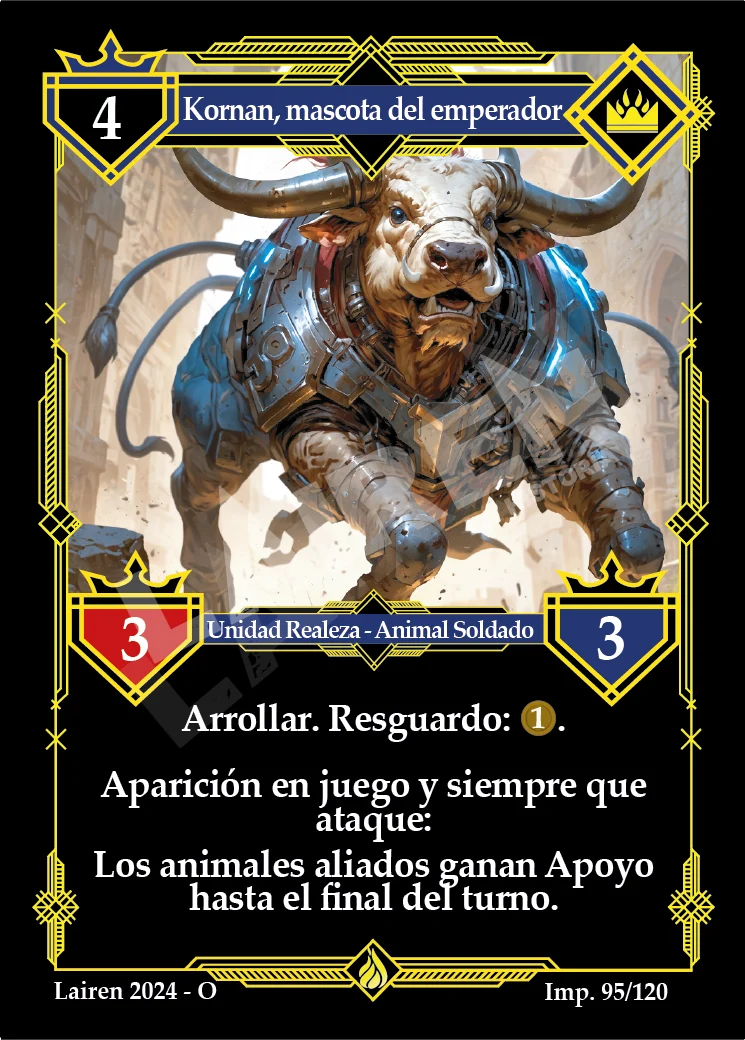 KORNAN, MASCOTA DEL EMPERADOR