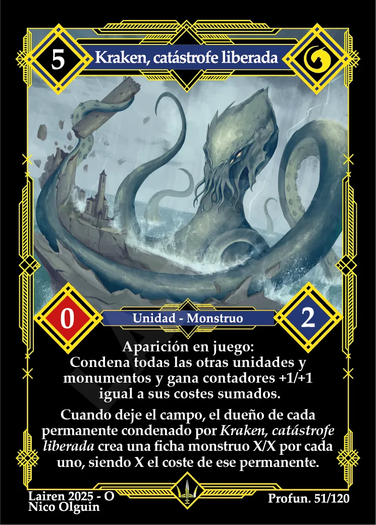 KRAKEN, CATASTROFE LIBERADA