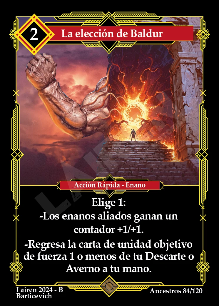 LA ELECCION DE BALDUR