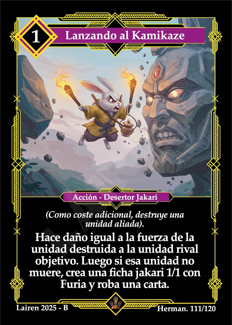 LANZANDO AL KAMIKAZE