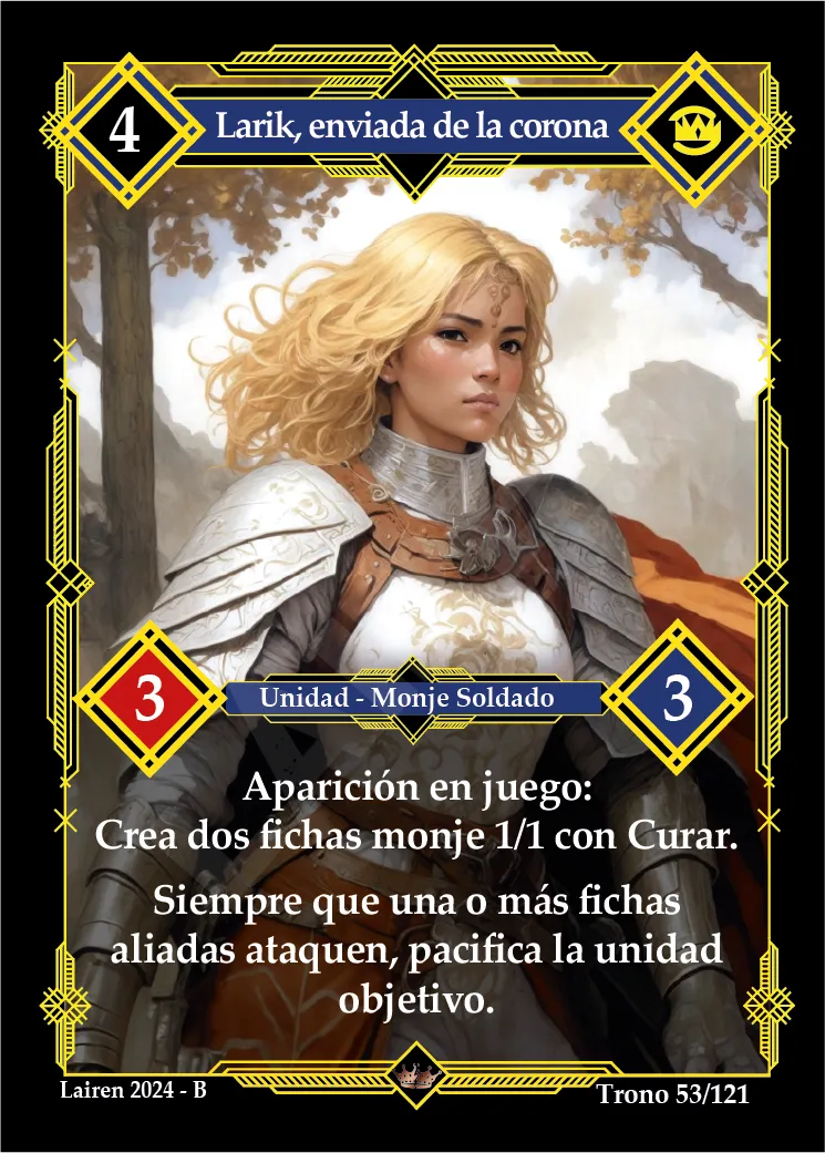 LARIK, ENVIADA DE LA CORONA