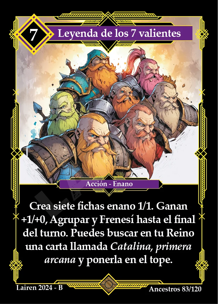 LEYENDA DE LOS 7 VALIENTES