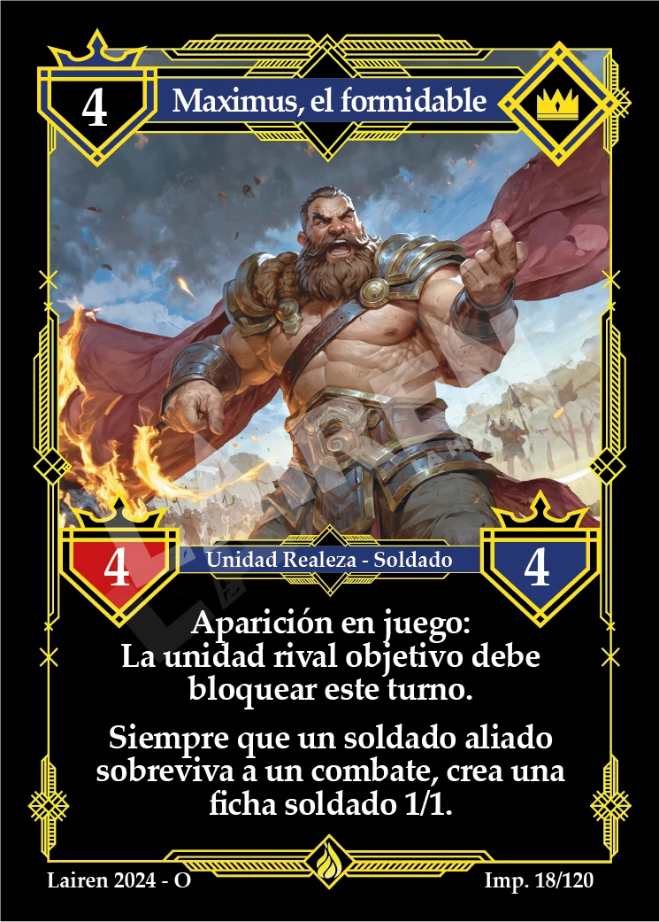 MAXIMUS, EL FORMIDABLE