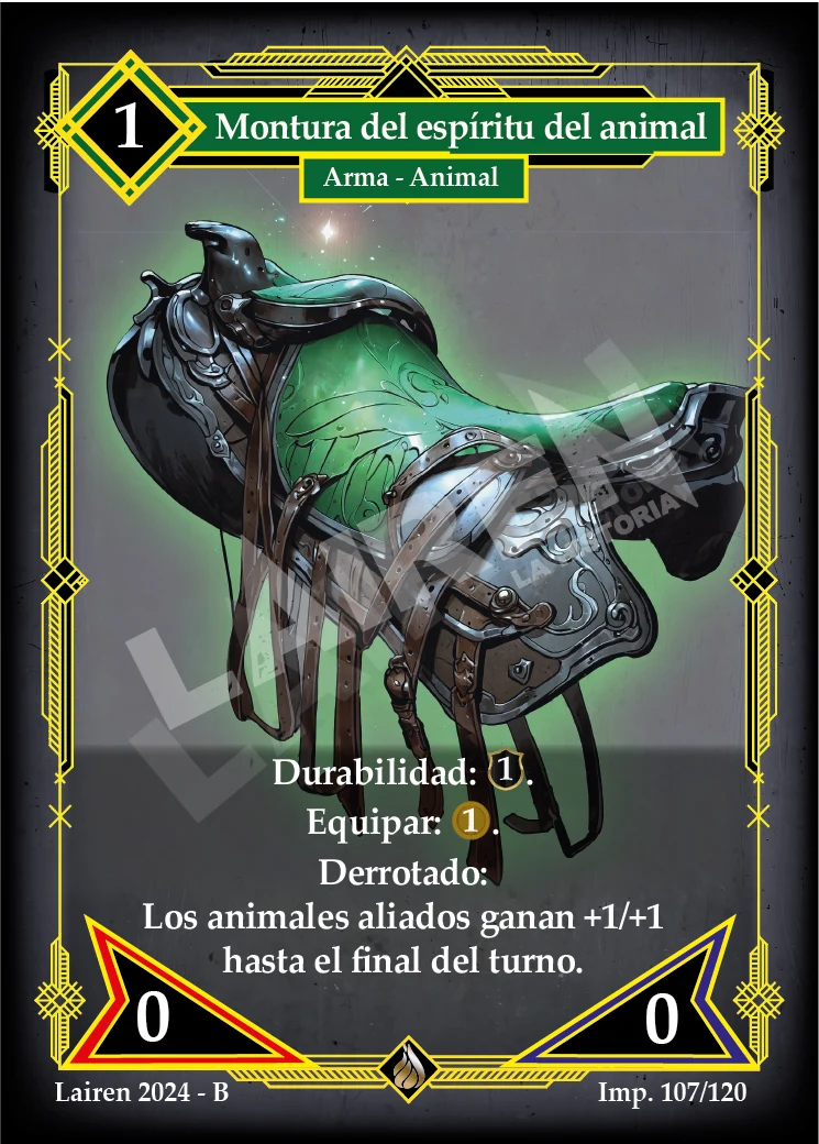 MONTURA DEL ESPIRITU DEL ANIMAL