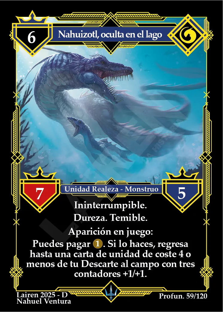 NAHUIZOTL, OCULTA EN EL LAGO