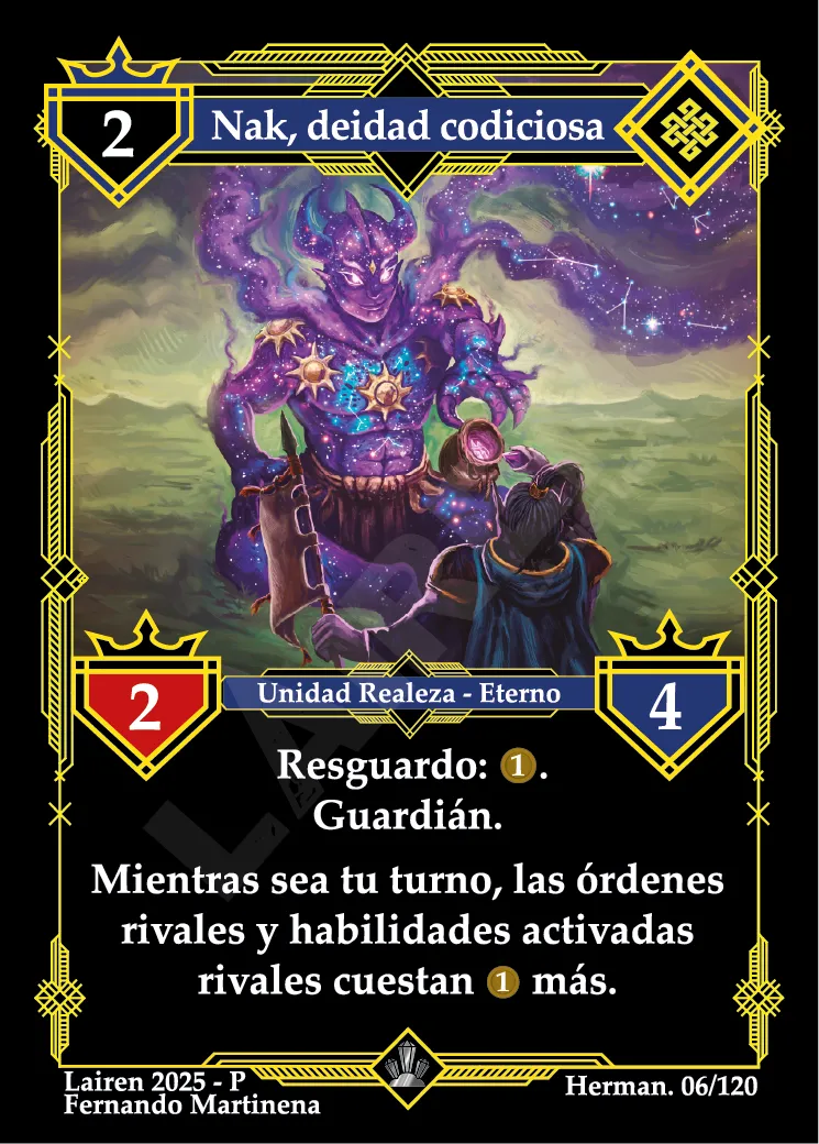 NAK, DEIDAD CODICIOSA